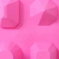 Форма для льда Доляна «Драгоценные камни», силикон, 22,5×10,6 см, 6 ячеек (d=4 см), цвет МИКС Форма для льда Доляна «Драгоценные камни», силикон, 22,5×10,6 см, 6 ячеек (d=4 см), цвет МИКС