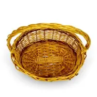 Набор корзин 3 шт ИВА 43x38x15 37х29x13 31х24x12 см ПЛЕТ ручка h=20/18/16 см