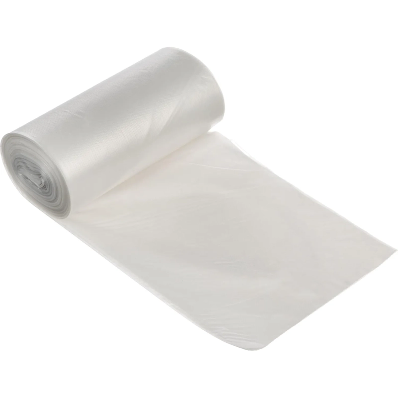 Мешки для мусора ПВД 120л 40мкм 15шт/рул прозрачные 70x110см Luscan