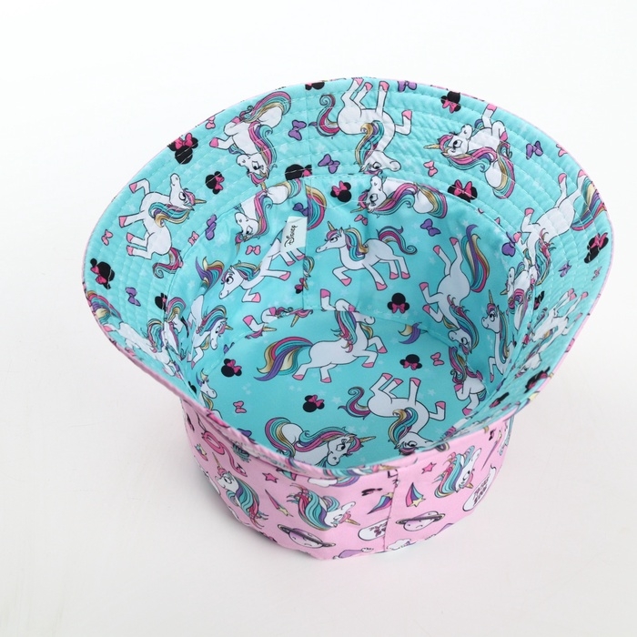 Панама детская для девочки, двухсторонняя, разме54-56 «»