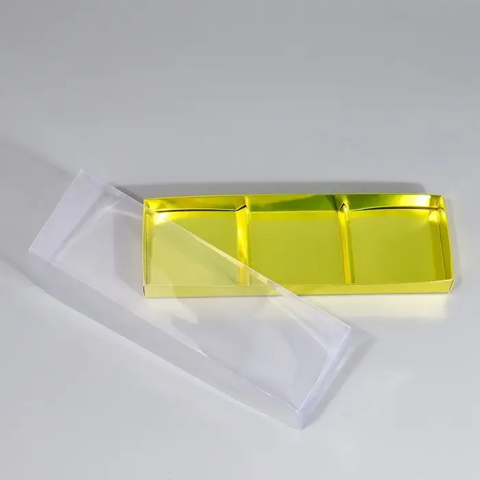 Коробка кондитерская для муссовых пирожных «Жёлтая», 27 х 8.6 х 6.5 см Коробка кондитерская для муссовых пирожных «Жёлтая», 27 х 8.6 х 6.5 см