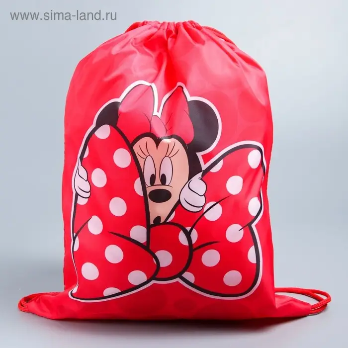 Мешок для обуви 420 х 350 мм, Минни Маус «Минни русалочка» (мягкий полиэстер, плотность 210D) Мешок для обуви 420 х 350 мм, Минни Маус «Минни русалочка» (мягкий полиэстер, плотность 210D)