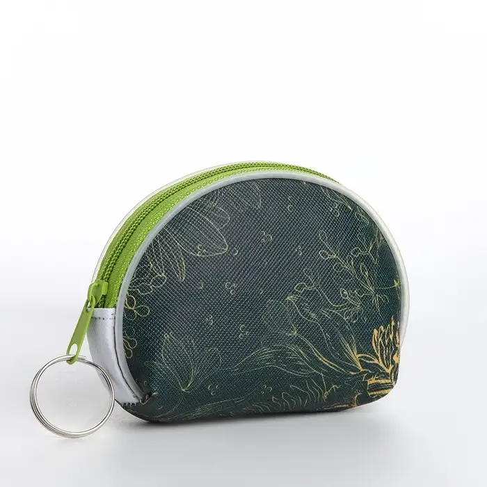 Кошелёк монетница женская на молнии, цвет МИКС