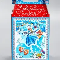 Подарочная новогодняя коробка &laquo;Олимпиада&raquo;, для сладких подарков, 17.8&times;10&times;32.5 см
