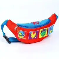 Сумка поясная детская для мальчика, 25&times;6&times;13 см, Мстители