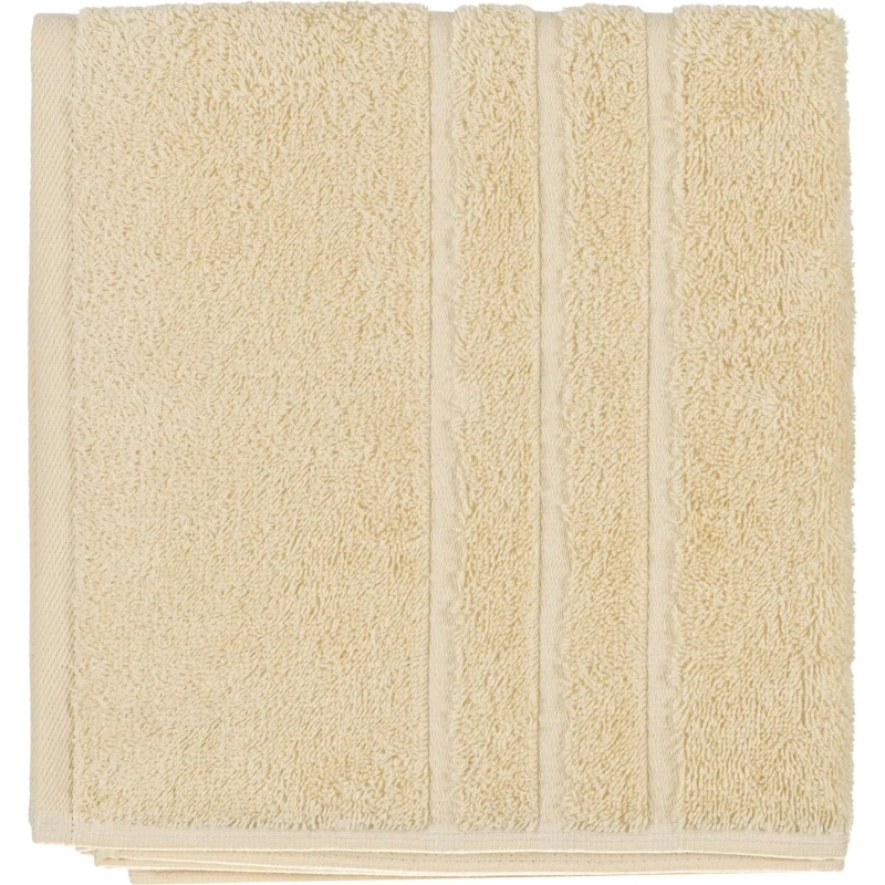 Полотенце махровое Luscan/бордюр 450г/м2, 70х140, бежевый