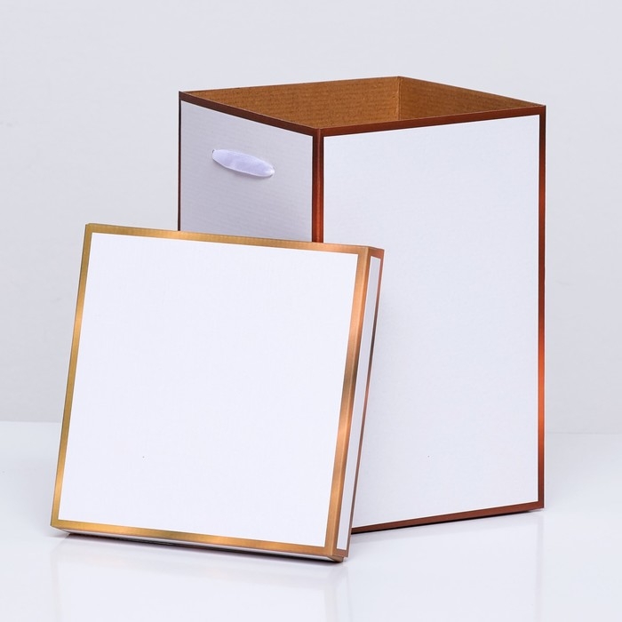 Коробка складная, золотая, 17 х 25 см Коробка складная, золотая, 17 х 25 см