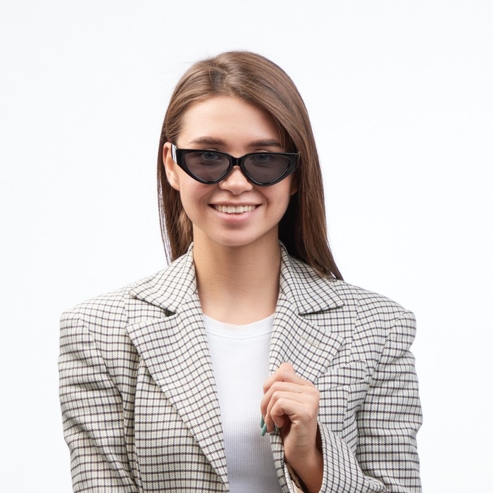 Очки солнцезащитные Очки солнцезащитные "OneSun", uv 400, дужка 14.5 см, ширина 14.7 см, линза 3.2 х 5.5 см