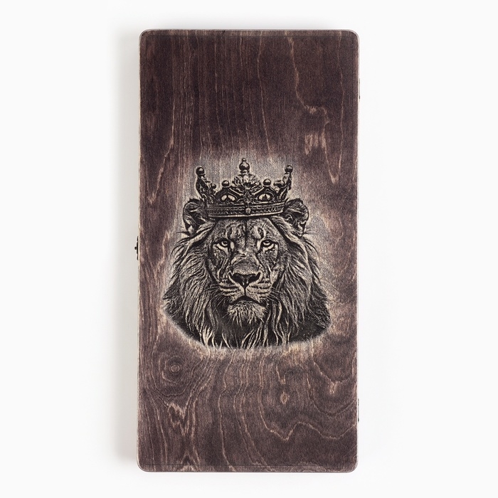 Нарды деревянные большие, настольная игра  Нарды деревянные большие, настольная игра "Лев", 45 х 45 см