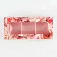 Коробка под 3 конфеты с ячейками &laquo;Для тебя&raquo;, 13.3 х 3.3 х 5.8 см