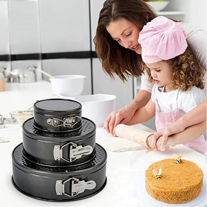 Форма для выпечки Доляна «Элин. Круг», d=26 см, съёмное дно, антипригарное покрытие, цвет чёрный Форма для выпечки Доляна «Элин. Круг», d=26 см, съёмное дно, антипригарное покрытие, цвет чёрный