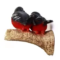 Садовая фигура из полистоуна &laquo;Снегири на ветке&raquo;, подвесная, 15&times;12&times;12 см