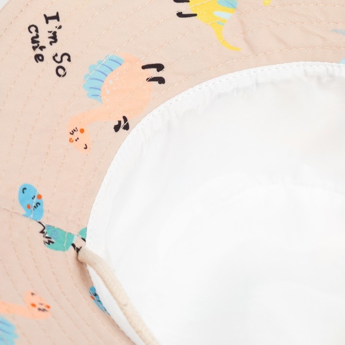 Панама детская MINAKU Панама детская MINAKU "Дино", цв, персиковый, р-р 54