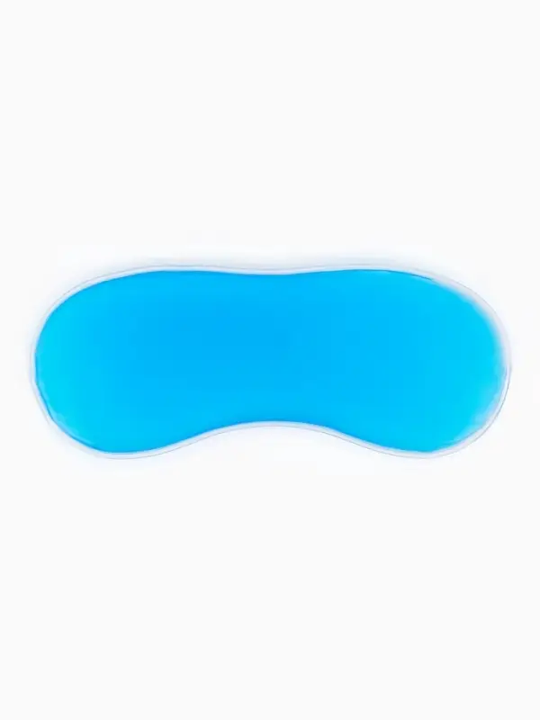 Маска для лица гидрогелевая, охлаждающая/согревающая, 17&times;7&times;0.5 см, синяя