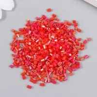 Бисер "Zlatka" рубка 10/0, 10 г,  №1165 св.красный