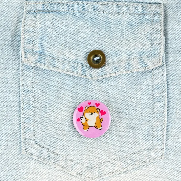 Значок металлический закатной «Милые анимешки», d=2.5 cм, МИКС