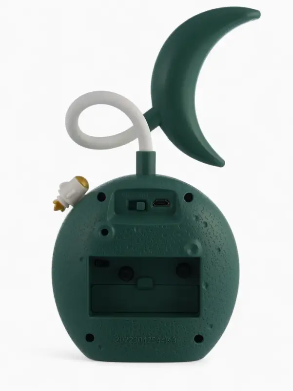 Часы - будильник &laquo;Полумесяц&raquo;, детские, подсветка, 2 режима, циферблат d=9 см, 9.8&times;31.5 см