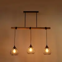 Люстра &laquo;Арландо&raquo; 3хЕ27 40 Вт черный 60&times;20&times;20-200 см