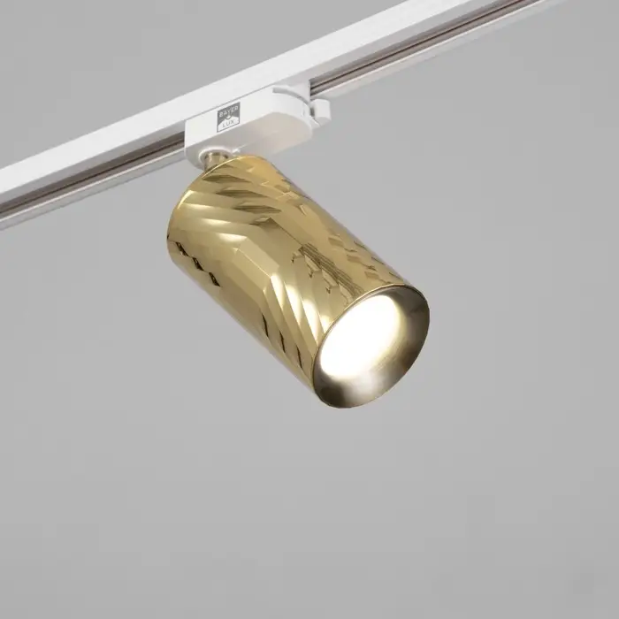 Светильник трековый BayerLux Simple &laquo;Алисер&raquo; GU10, 220 В, 7.5&times;7.5&times;20 см, золото