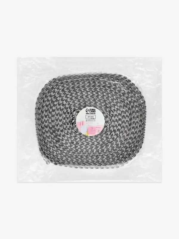 Лента с имитацией страз, 6 см, 9&plusmn;1 м, цвет серебряный