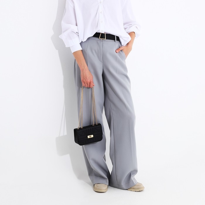 Сумка-мессенджер на клапане, цвет чёрный Сумка-мессенджер на клапане, цвет чёрный