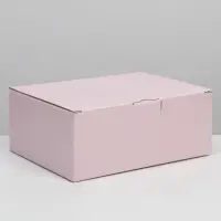 Коробка подарочная складная, упаковка, &laquo;Розовая&raquo;, 26 х 19 х 10 см