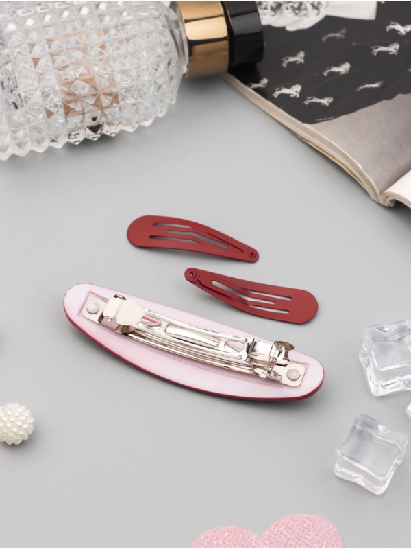 Набор для волос Набор для волос "Авиталь" (3 резинки 6 см, заколка-автомат 9 см, 2 невидимки 4,5 см) бордо 1069156