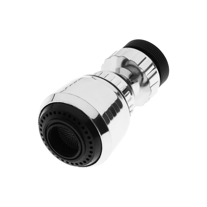 Аэратор ZEIN, регулировка потока, поворотный, универсальный, 2 режима, пластик Аэратор ZEIN, регулировка потока, поворотный, универсальный, 2 режима, пластик