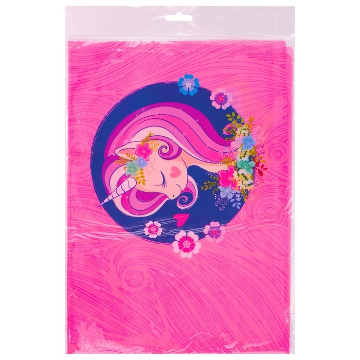 Клеёнка настольная для занятий творчеством ПВХ (складная), 700 х 500 мм, Юнландия Клеёнка настольная для занятий творчеством ПВХ (складная), 700 х 500 мм, Юнландия "Единорог"