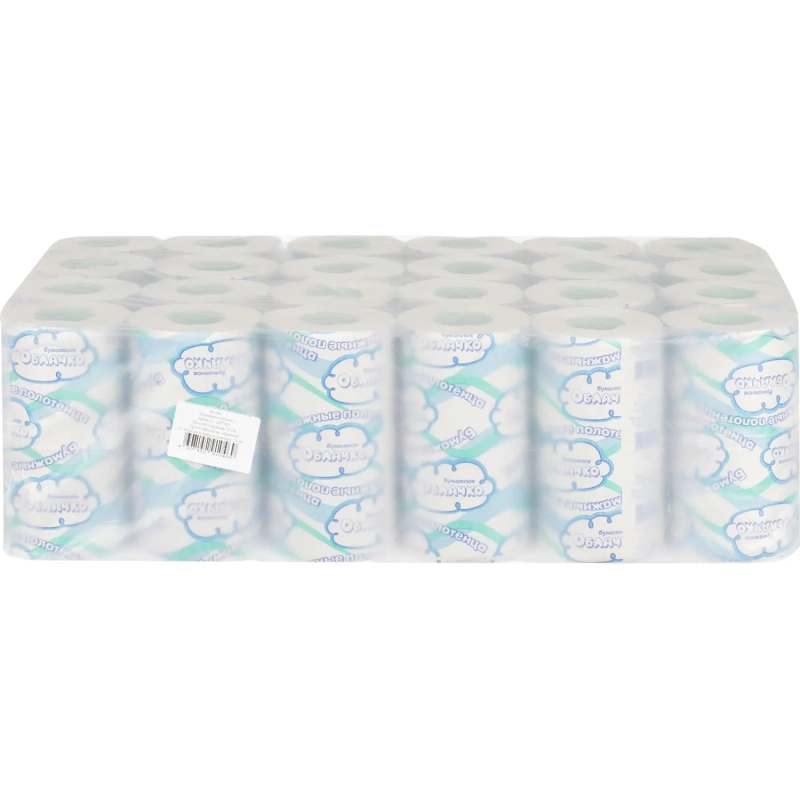 Полотенца бумажные Бумажное облачко на втулке 1сл 24рул/уп