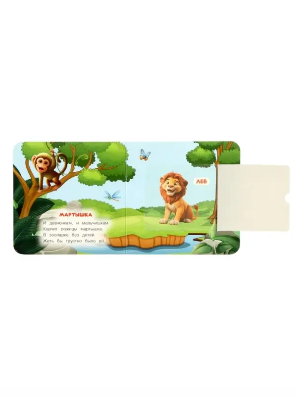 Книга с окошками &laquo;В. Степанов. Капибара в зоопарке&raquo;, 10 стр.