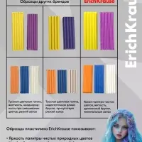 Пластилин 12 цветов ErichKrause Aquamarine, со стеком