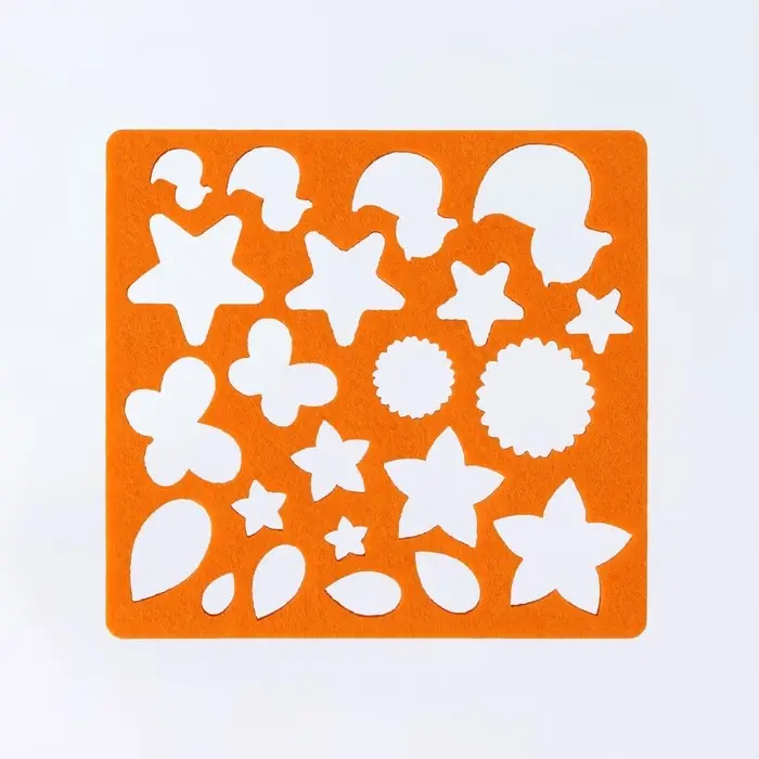 Валяние из шерсти. Набор трафаретов для валяния, 16&times;16 см, 7 шт.