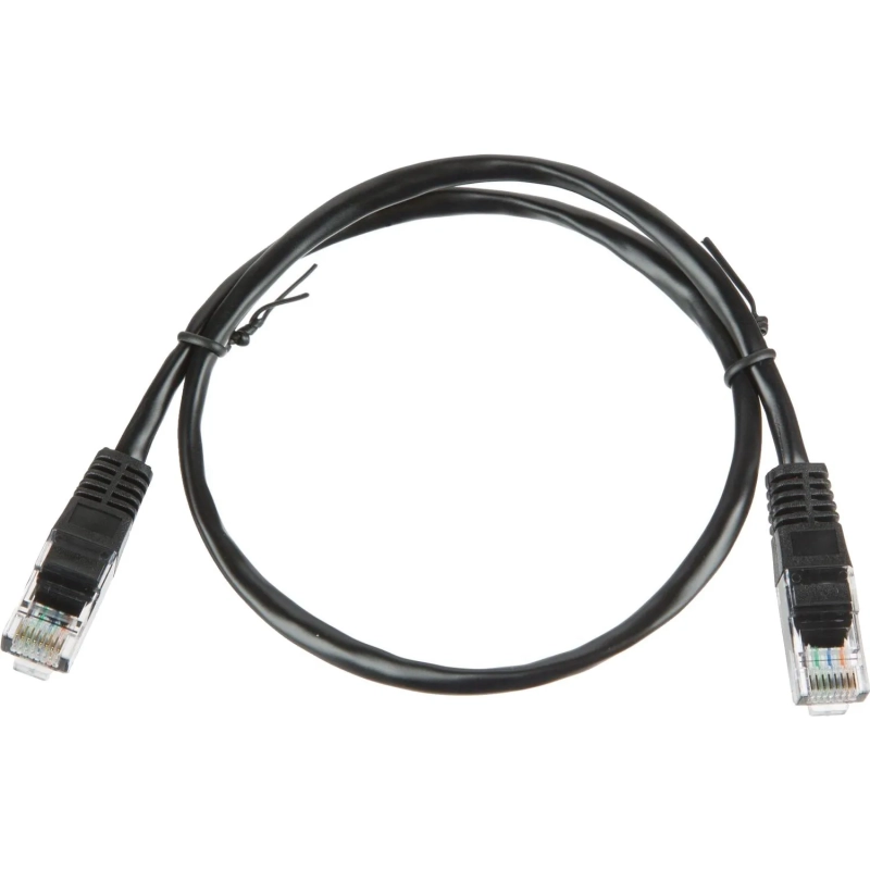 Патч-корд BigTech OPCC007 UTP CCA кат.5e/0.5м/литой/многожильн (черный)