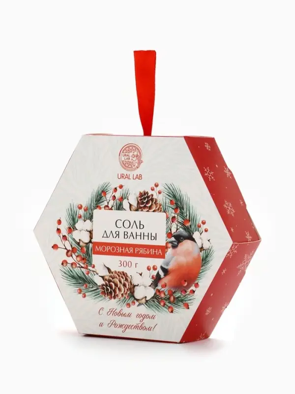 Соль для ванны, аромат морозная рябина, 300 г, URAL LAB