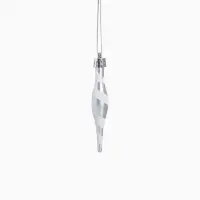 Ёлочные игрушки набор 12 шт. &laquo;Праздничный хоровод&raquo; 4 см, серебро