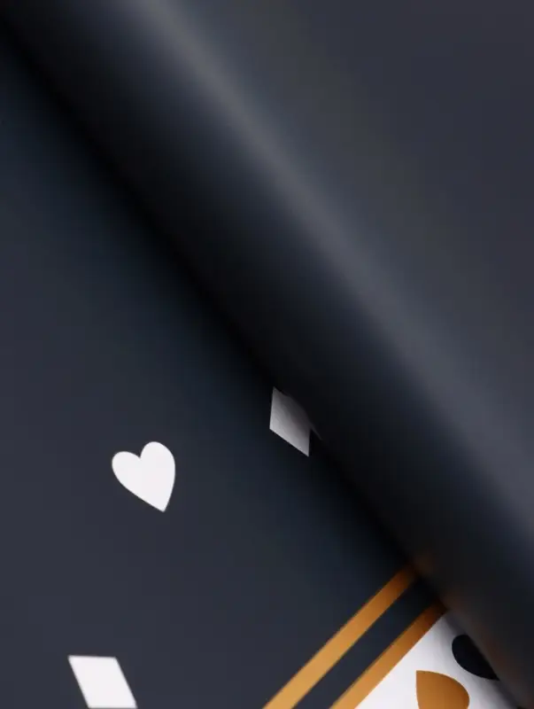 Пленка для цветов, &laquo;Удача&raquo;, тёмно-синий, 57&times;57 см