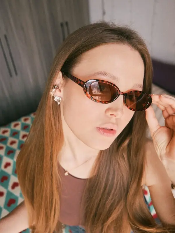 Очки солнцезащитные женские &laquo;OneSun. Леопардовый принт&raquo;, uv 380, дужка 13.6 см, ширина 14.3 см, линза 5.3&times;3 см