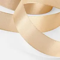 Лента атласная, 20 мм, 23&plusmn;1 м, светло-бежевая №173