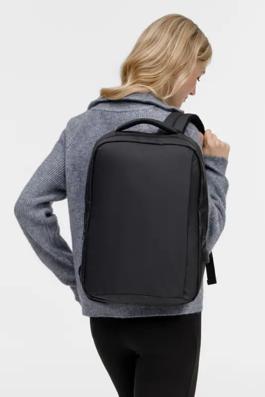 Рюкзак для ноутбука Belp, черный Рюкзак для ноутбука Belp, черный