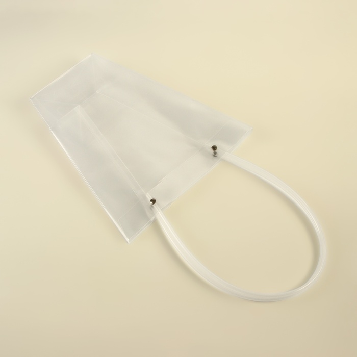 Сумка для цветов прозрачная, влагостойкая, 26х24х12 см Сумка для цветов прозрачная, влагостойкая, 26х24х12 см