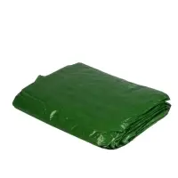 Тент защитный, 5&times;4 м, плотность 90 г/м&sup2;, УФ, люверсы шаг 1 м, зелёный