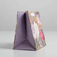 Пакет подарочный крафтовый квадратный, упаковка, «With love», 14 х 14 х 9 см Пакет подарочный крафтовый квадратный, упаковка, «With love», 14 х 14 х 9 см