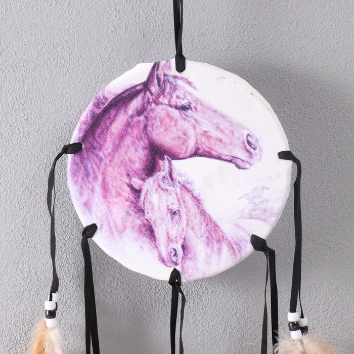 Ловец снов 53 Ловец снов 53 "Лошадь" круг d=16 см