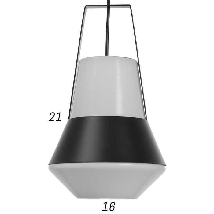 Светильник BayerLux 1653/1BK E27 40Вт черный 25х26х40-135 см