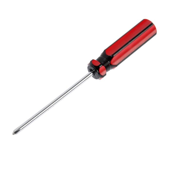 Отвертка крестовая ЛОМ, пластиковая рукоятка, PH2 х 100 мм Отвертка крестовая ЛОМ, пластиковая рукоятка, PH2 х 100 мм