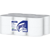 Бумага туалетная д/дисп Protissue 1сл белая цел 200м 12рул/уп_С231