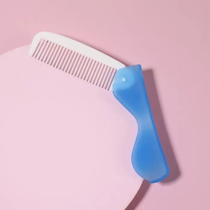 Расчёска складная, 17,3 × 3,1 см, цвет синий/белый Расчёска складная, 17,3 × 3,1 см, цвет синий/белый