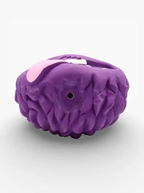 Пищащая игрушка для собак &laquo;Монстр&raquo;, 7&times;5.5 см, латекс, фиолетовая