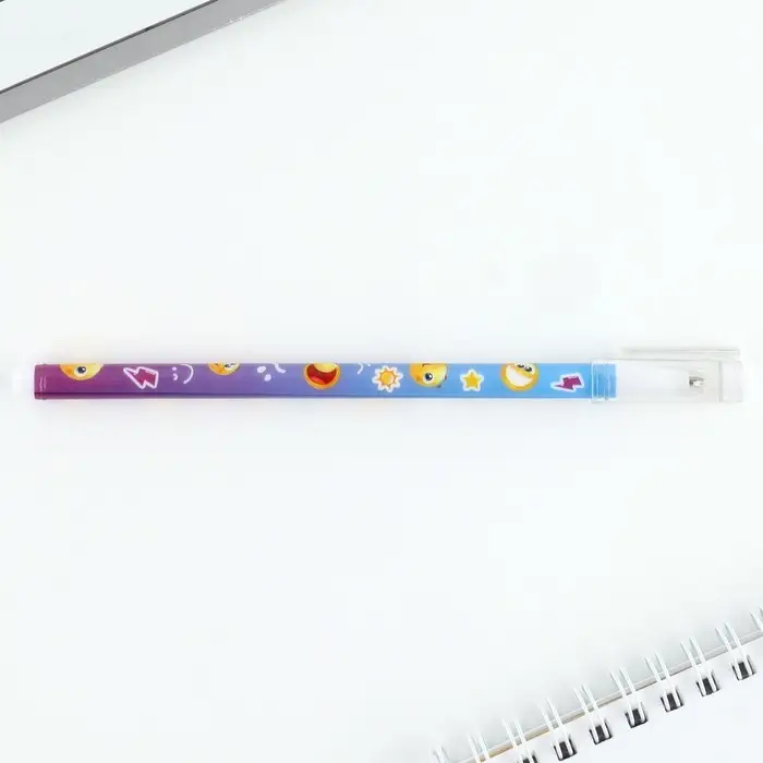 Ручка прикол, шариковая синяя паста 0.5 мм с колпачком пластик «Улыбайся» Ручка прикол, шариковая синяя паста 0.5 мм с колпачком пластик «Улыбайся»